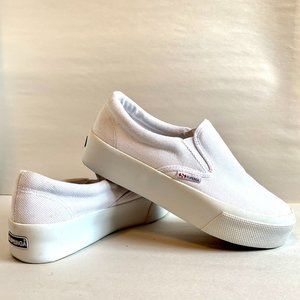 Superga Platform Slip ons